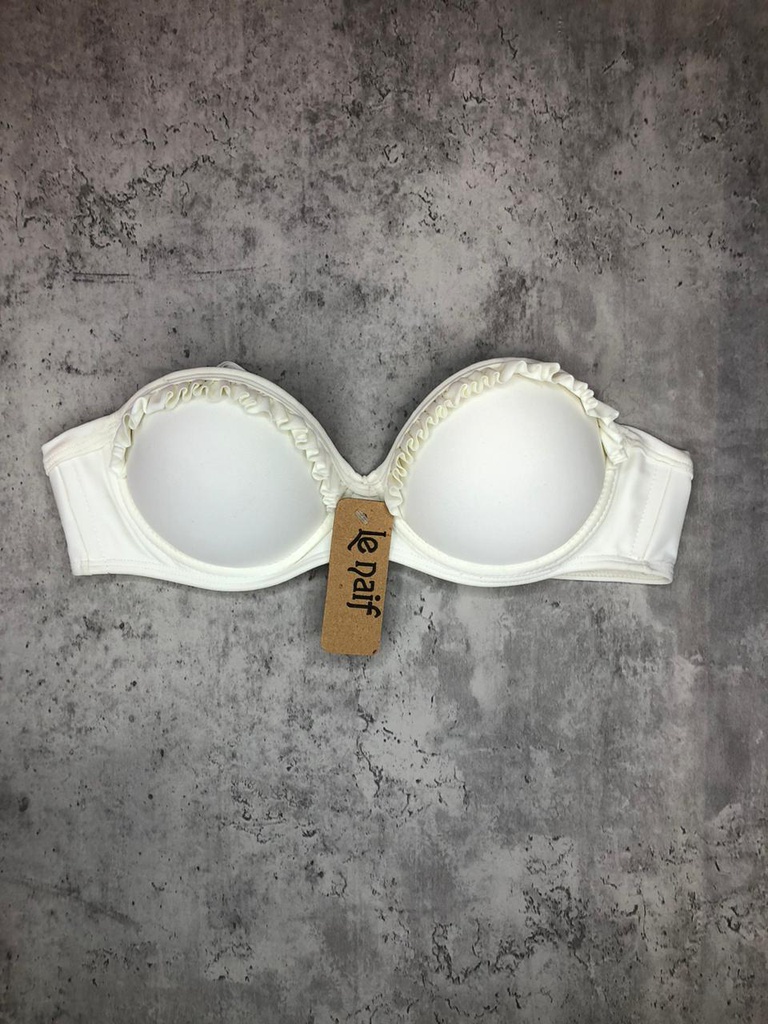 MALLA CORPIÑO SOFT LISO CON VOLADOS