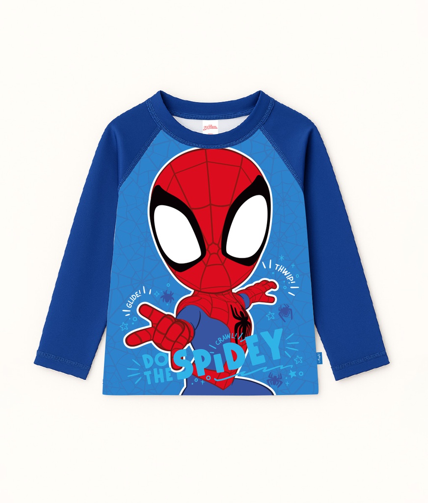 VER. REMERA CON PROTECCION UV SUBLIMADA &quot;SPIDERMAN&quot;