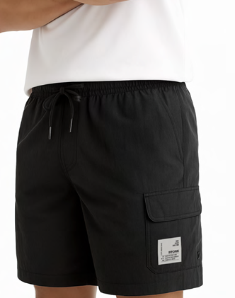 VER. SHORT DE BAÑO LISO CON BOLSILLO PREMIUM