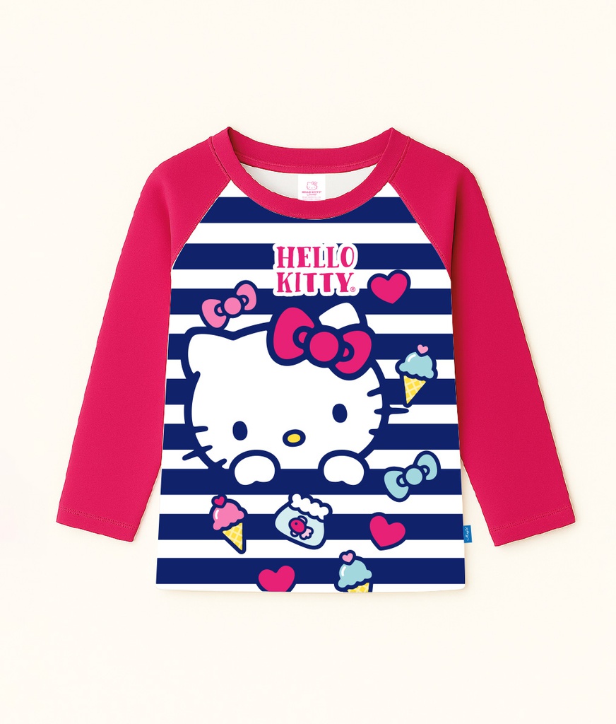 VER. REMERA MANGAS LARGAS CON PROTECCION UV "KITTY"
