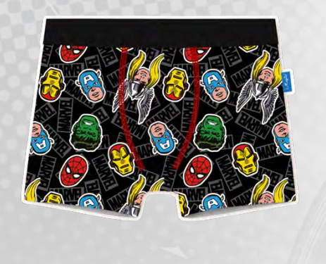INV. BOXER DE MODAL SUBLIMADO "AVENGERS"