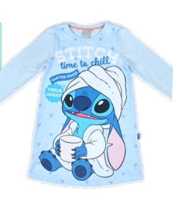DESCUENTO 15% LIQUIDACION DE TEMPORADA! IINV. CAMISON DE ALGODÓN Y MODAL SUBLIMADO "STITCH"