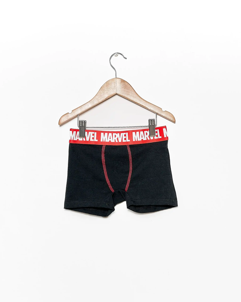 VER. BOXER DE ALGODON CON ELASTICO PERSONALIZADO "MARVEL" INV.