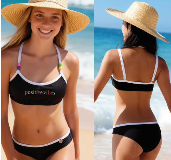 VER. MALLA BIKINI TEENS TOP CON BRETELES REGULABLES Y CULOTTE