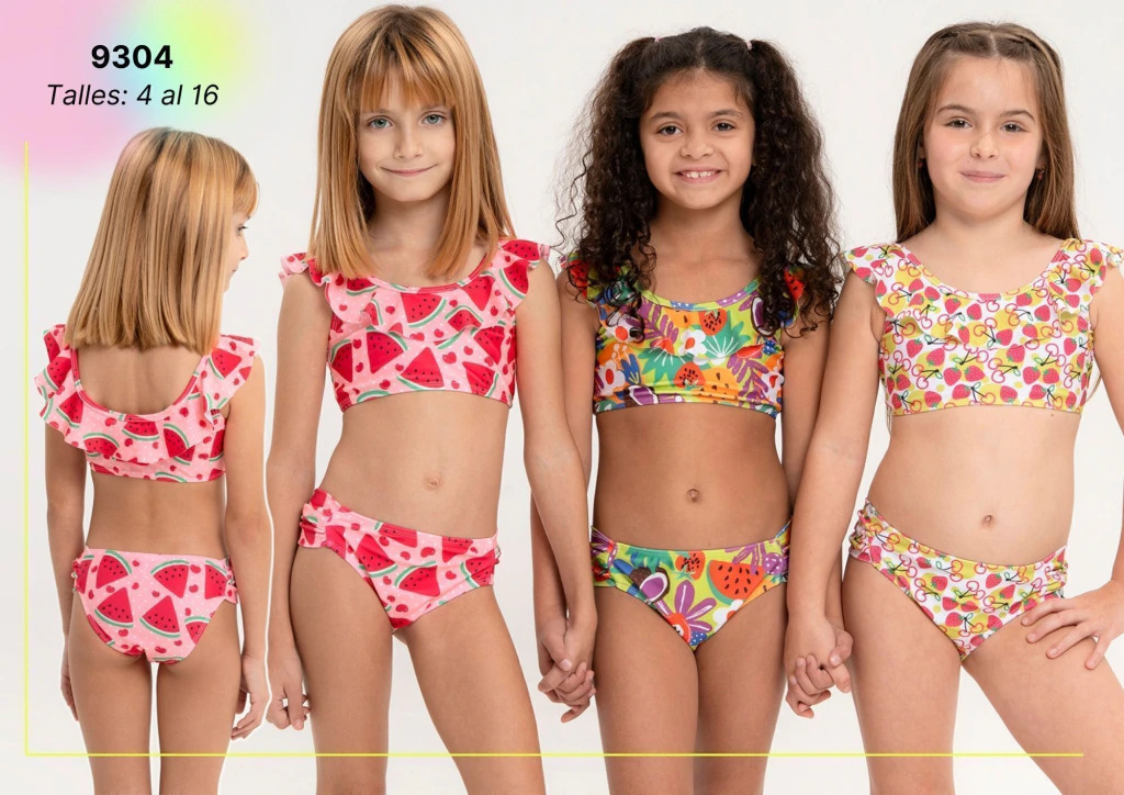VER. MALLA BIKINI NENA CON VOLADOS "ESTAMPADAS"