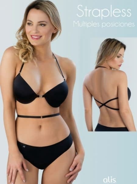 CORPIÑO STRAPLESS ESPALDA DESCUBIERTA