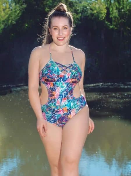 VER. MALLA TRIKINI ESTAMPADA CON TIRAS Y VEDETINA