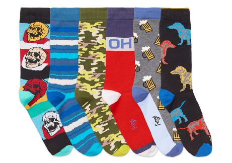 MEDIA DE HOMBRE 3/4 ESTAMPADA ALGODON