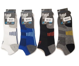 [FLOGO 411] Invisible hombre  alg/lycra puño extra streech empeine ventilado refuerzo en  zona contacto