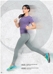 [PIA1021] REMERA MANGA CORTA LYCRA MELANGE COLOR
