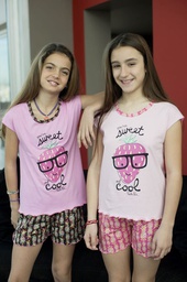 [PIA241] VER. NENA PIJAMA JERSEY PESCADOR CON ESTAMPA