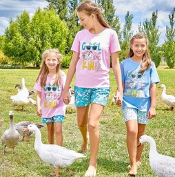 [MAR6029] VER. PIJAMA JERSEY ESTAMPADO "COOL"  VERANO NENA