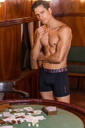 [ACB5092/E] OFERTON! - BOXER ALGODÓN &amp; LYCRA POKER / ELÁSTICO PERSONALIZADO