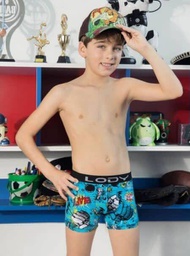 [LM618] BOXER NIÑOS ALGODON LYCRA ESTAMPADO