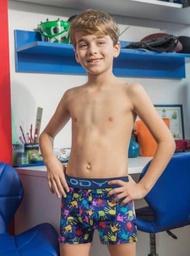 [LM626] **NO ENTRA MAS**  BOXER NIÑOS DE ALG LYCRA ESTAMPADO MANOS 