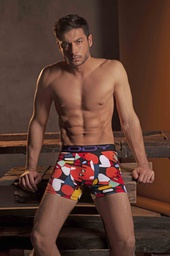 [LM871] BOXER DE ALG. LYCRA ESTAMPADO FIGURA