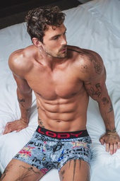 [LM912] BOXER DE ALG. LYCRA ESTAMPADO GENEROS ROCK 