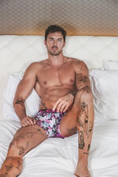 [LM934] BOXER DE ALG.LYCRA ESTAMPADO ABSTRACT