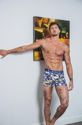 [LM936] BOXER DE ALG.LYCRA ESTAMPADO ESCOCIA