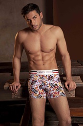 [LM941] **NO ENTRA MAS**  BOXER DE ALG.LYCRA ESTAMPADO RAMAS VERANO