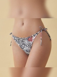 [MKM3448] MALLA COLALES PARA ATAR DE TRICOT ESTAMPADO "WILD SUMMER"