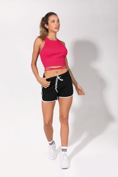 [SHE5201] VER. MUSCULOSA CORTA CON TIRAS DE MORLEY