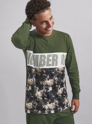 [MKP4113] LIQUIDACION ! - INV. PIJAMA CONJUNTO  JER.COMB.HOMB.M.LGA.Y PANT.C/PUÑOS&quot;NUMBER ONE&quot;