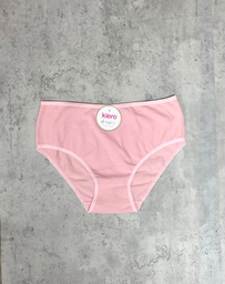 [KROS3004] ROSA TIRO CORTO CLASICA ALGODON Y LYCRA LISA