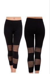 [EMMA6109] CALZA DE MICROFIBRA SIN COSTURA DAMA CON RED