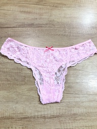 [ALISR585] ROSA COLALESS GRANDE MICROFIBRA Y FRENTE DE PUNTILLA