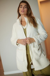 [ANDP8014] DESCUENTO 10% LIQUIDACION DE TEMPORADA! INV. BATA PARKA DE CORDERITO C/CIERRE Y BOLSILLOS