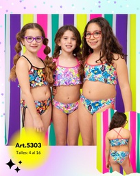 [VYO5303] BIKINI NENA ESTAMPADO FLORES