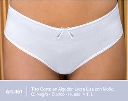 [NAT451] PACK X 3 TIRO CORTO DE ALGODON Y LYCRA LISA CLASICA