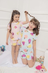 [LEN23901/G] VER. NENA PIJAMA DE VISCOSA - LÍNEA FRUTAS