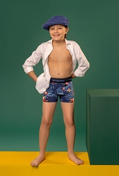 [ACB6112]  BOXER ALGODON &amp; LYCRA ESTAMPADO