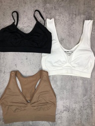 [PROMOCORP] BLACK ! - TOP / CORPIÑO DEPORTIVO SIN COSTURA MICROFIBRA -  LLEVANDO MAS DE UNO -15%!!