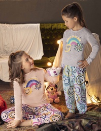 [LEN23920] DESCUENTO 10% LIQUIDACION DE TEMPORADA!  INV. PIJAMA CON CASACA DE JERSEY- LÍNEA SMILE