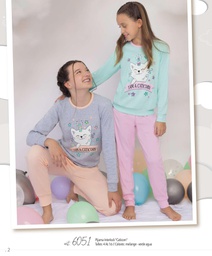 [MAR6051] INV. PIJAMA INTERLOCK &quot;CATICORN&quot;