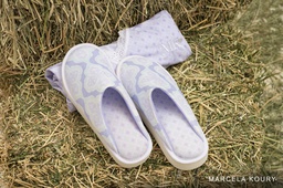 [MKP8022] LIQUIDACION ! - INV. PAR DE PANTUFLAS ESTAMPADAS "STELLA"