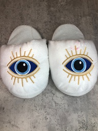 [PANTUSOFT] PANTUFLON DE PELUCHE SOFT BORDADO (TALLE UNICO ABARCA DEL 35 AL 40)