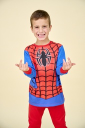 [DIS80139] DESCUENTO 10% LIQUIDACION DE TEMPORADA!  INV. PIJAMA DISFRAZ DE JERSEY MODAL ML SUBLIMADO "SPIDERMAN" Y PANTALON LISO