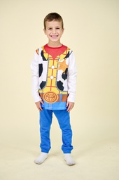 [DIS80447]   INV. PIJAMA DISFRAZ "TOY STORY" DE JERSEY MODAL ML SUBLIMADO "WOODY" Y PANTALON LISO