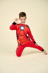[DIS80740] LIQUIDACION ! - INV. PIJAMA DE JERSEY MODAL DISFRAZ ML AVENGERS &quot;IRON MAN&quot;