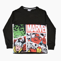 [DIS80797] DESCUENTO 15% LIQUIDACION DE TEMPORADA! I INV. REMERA ML DE JERSEY MODAL CON PUÑOS SUBLIMADA "AVENGERS"
