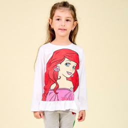 [DIS82292] DESCUENTO 15% LIQUIDACION DE TEMPORADA! I INV. REMERA DE JERSEY ML ESTAMAPADA "PRINCESAS"