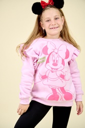 [DIS82395] LIQUIDACION ! - INV. BUZO DE FRISA CR ESTAMPADO "MINNIE" CON VOLADOS