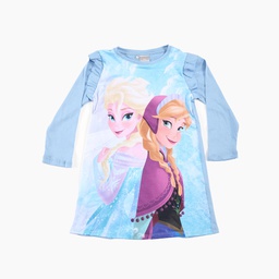 [DIS82459] DESCUENTO 15% LIQUIDACION DE TEMPORADA! I INV. CAMISON ML ESTAMPADO "FROZEN" DE JERSEY MODAL