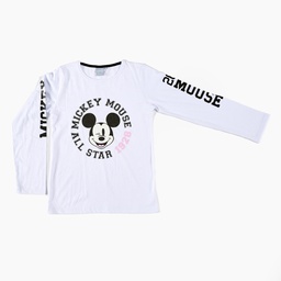 [DIS82535] LIQUIDACION ! - INV. REMERA DE JERSEY ML TRIPLE ESTAMPA &quot;DISNEY&quot; TEENS