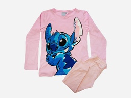 [DIS85017]   INV. PIJAMA DE JERSEY ML CON ESTAMPA "STITCH" Y PANTALON LISO