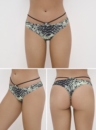 [KAUSM603] DESCUENTO -15 % OFF !! VER. MALLA  CULOTE LES DE TRICOT ESTAMPADO